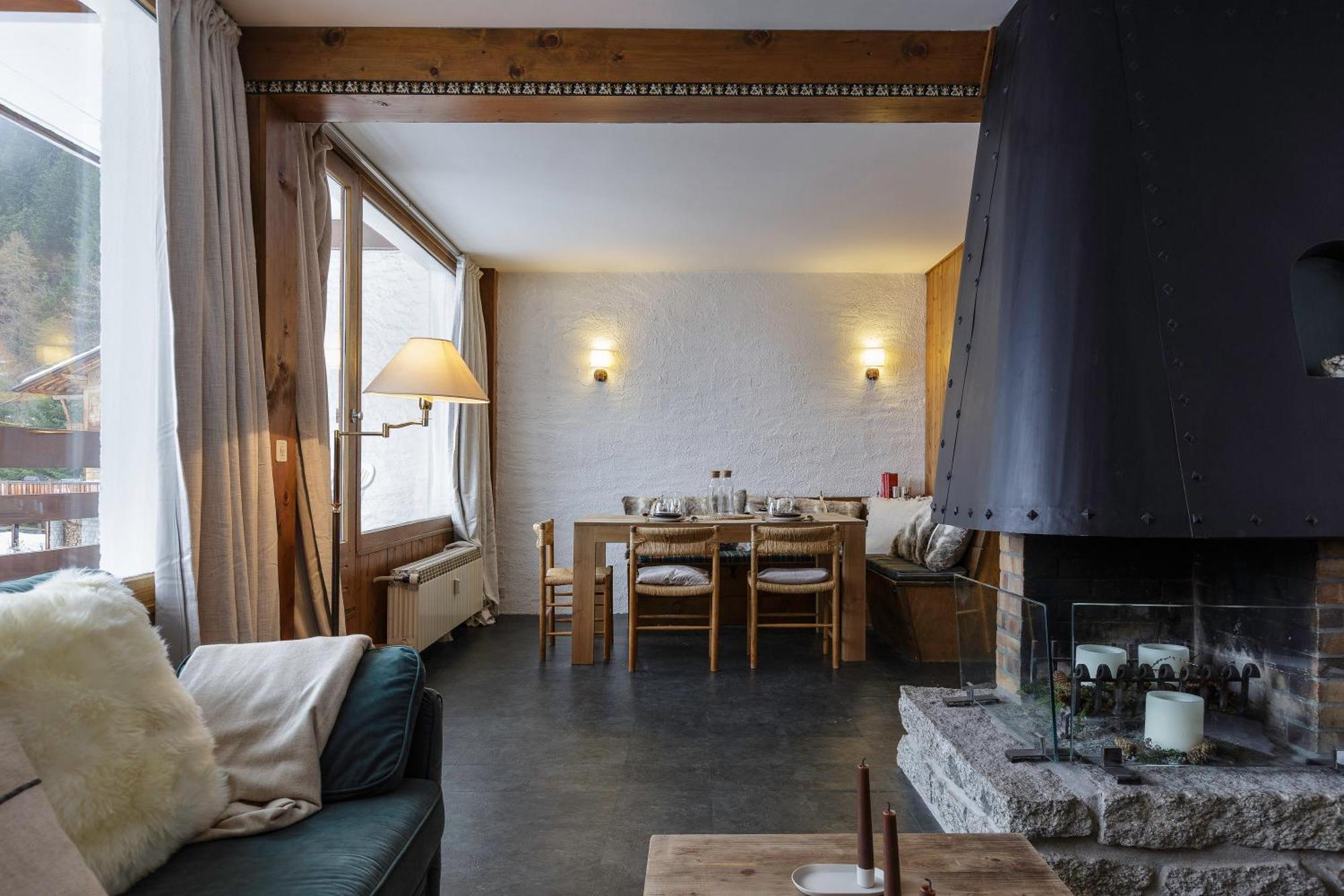 Sunny Nest - View Of Mb Montroc - Happy Rentals 샤모니 외부 사진